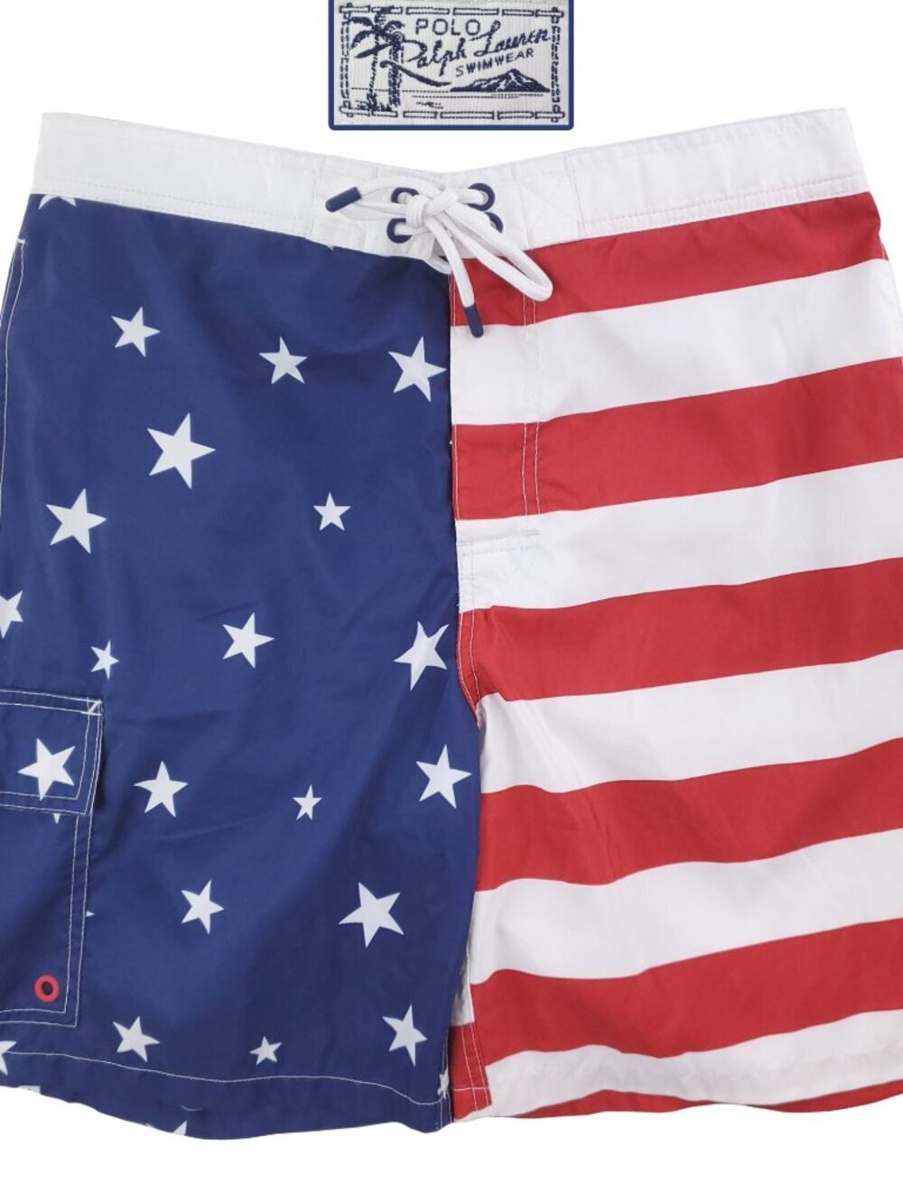 Polo Ralph Lauren Swimwear American Flag Board Shorts Pony Swim Men's Large